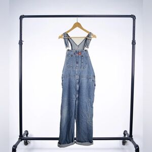 Dickies baggy overalls. Front and back.